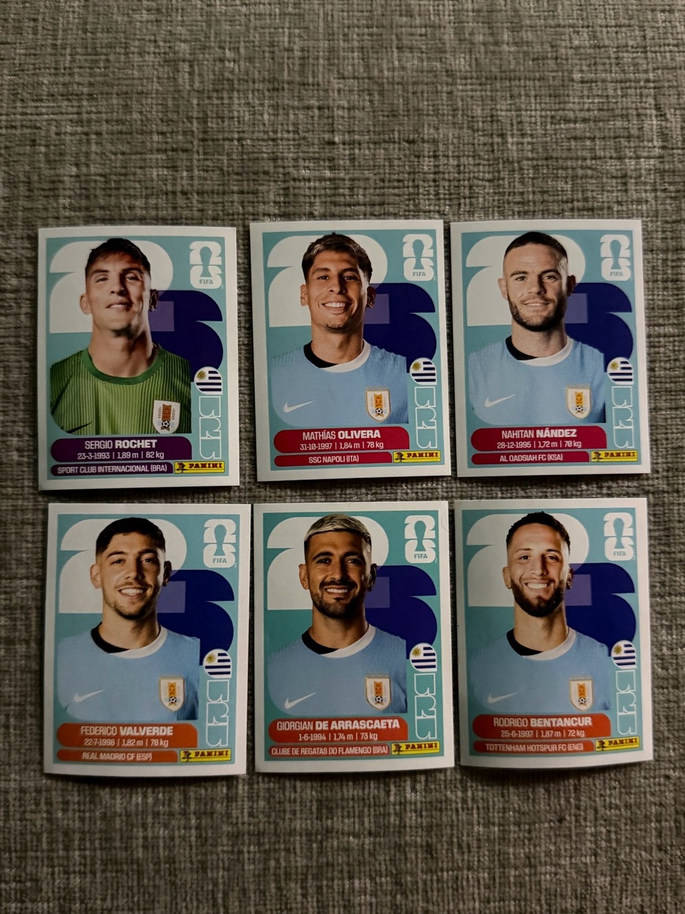 Uruguay FIFA Stickers